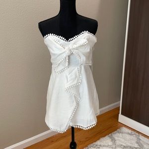 Vici White Detailed Romper